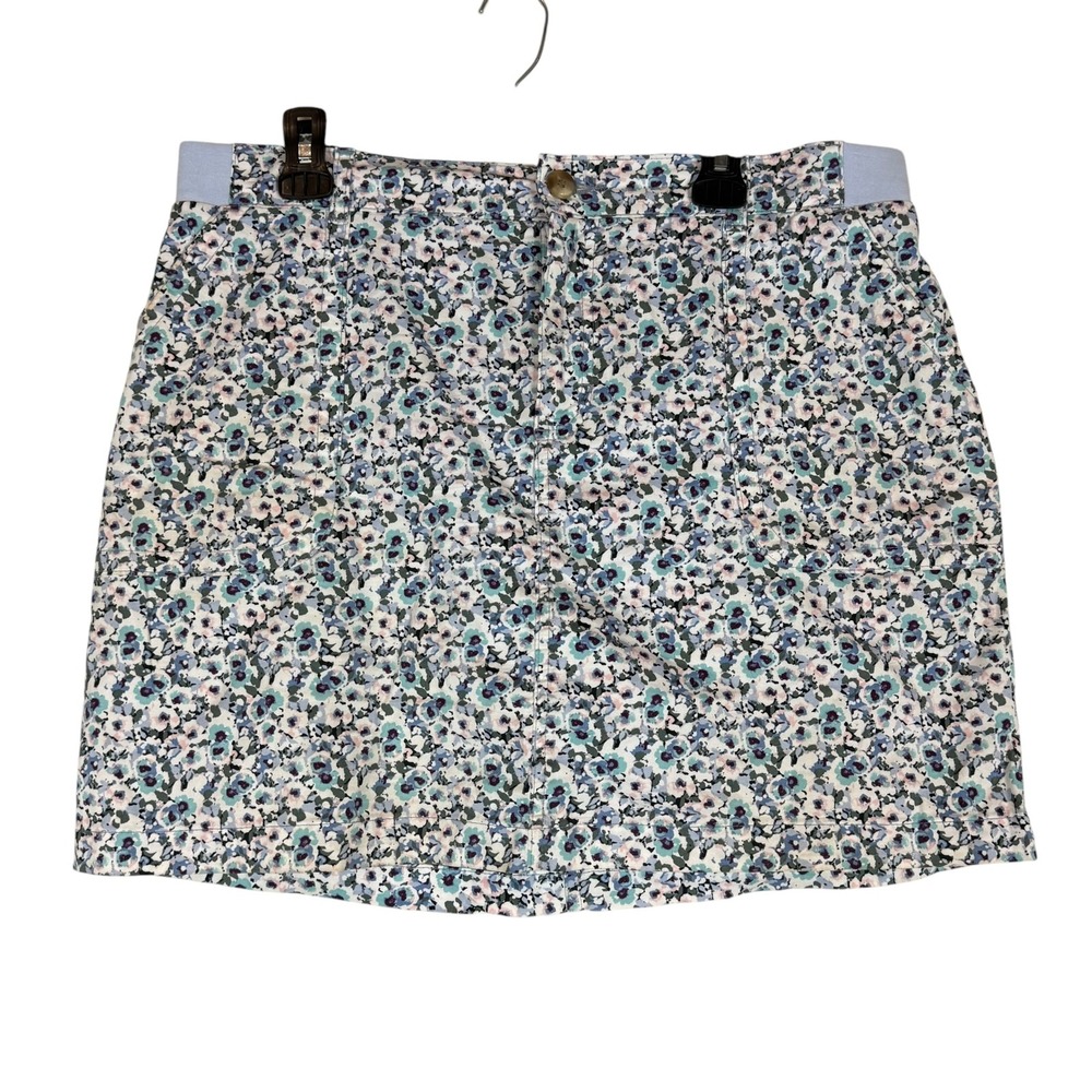 Lee Skort Womens 16 Multicolor Floral Athletic Lined Shorts Pockets Golf Tennis